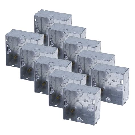 metal back box plug socket|electric back boxes for sockets.